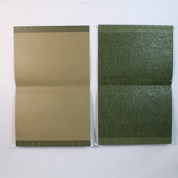 Lot of 25 Unbranded Letter Size Hanging Green File Folders Office Supplies