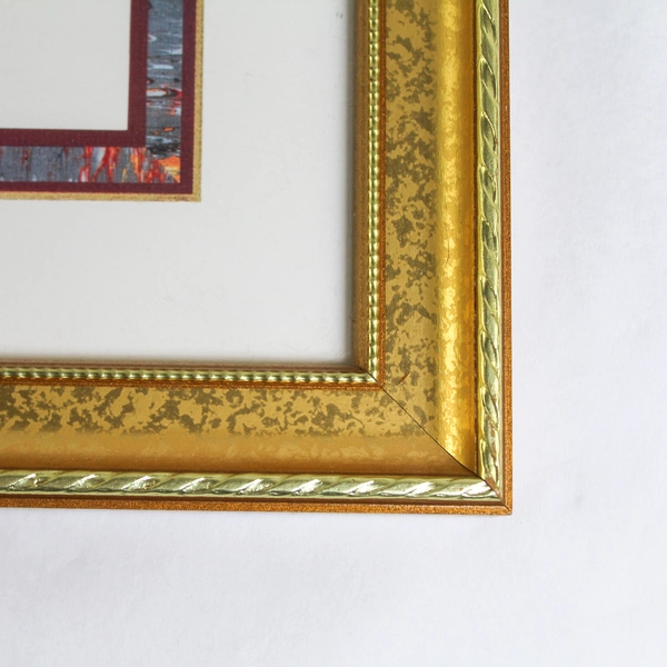 V Morland Framed Matted Art Print Asian Teapot Gold Toned Frame Home Decor