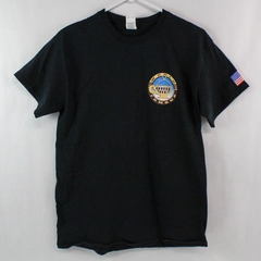 Gildan Men's Black Tee Shirt World Famous Coffee Cup Cafe Nevada M 26.5"