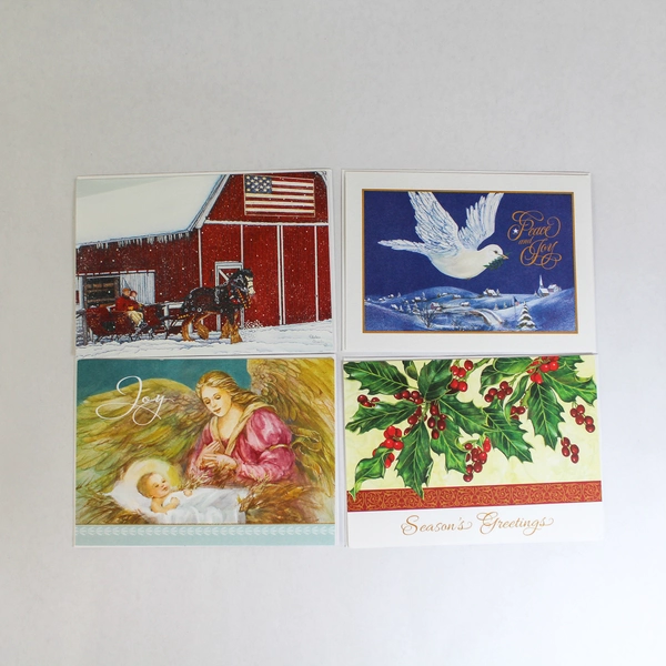 Lot of 23 Hallmark Christmas Cards & Envelopes - Cardinal Designs