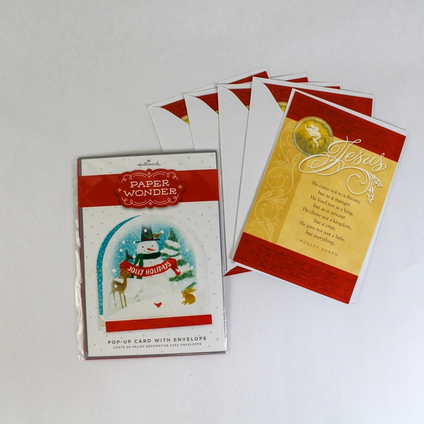 Lot of 23 Hallmark Christmas Cards & Envelopes - Cardinal Designs