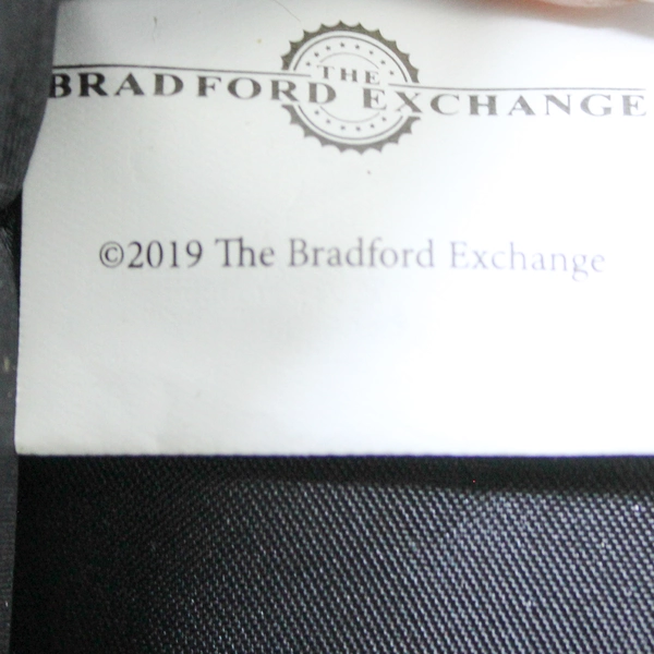 Vintage The Bradford Exchange Wallet My Cat Leaves Paw Prints On My Heart Black