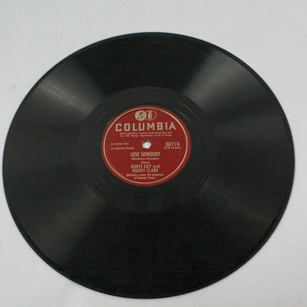 Vintage Doris Day Buddy Clark Shellac 78 RPM Record Columbia As-Is
