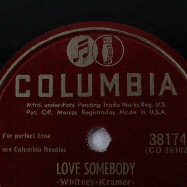 Vintage Doris Day Buddy Clark Shellac 78 RPM Record Columbia As-Is