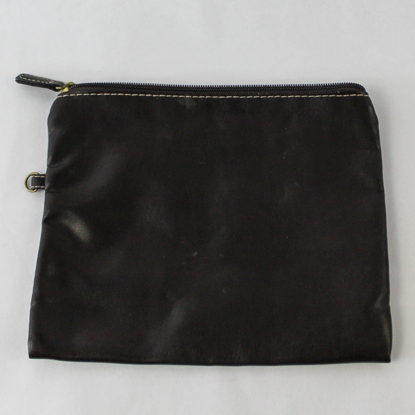 Lot of 4 Vintage Bags Fanny Pack Wallet Storage Case Blue Black Brown