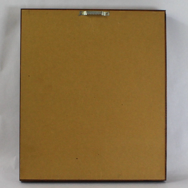 E Rambow Framed Matted Art Print Shadow Box Owl On Tree Stump Home Decor