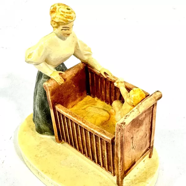 1960 Sebastian Miniature Gibson Girl Figurine "The Nineties" 3" Tall