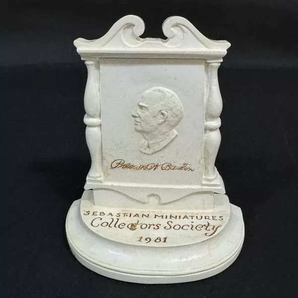 1981 Sebastian Miniatures Prescott W. Baston Figurine - Pre-Owned, As-Is