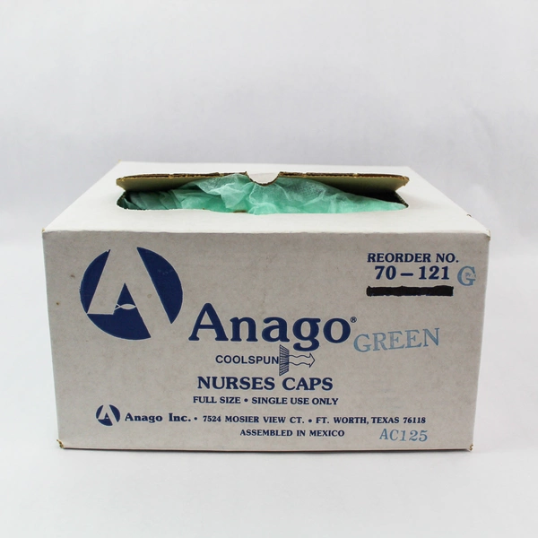 Anago Nurses Caps 109 Full Size Single-Use Medical Supplies 70-121