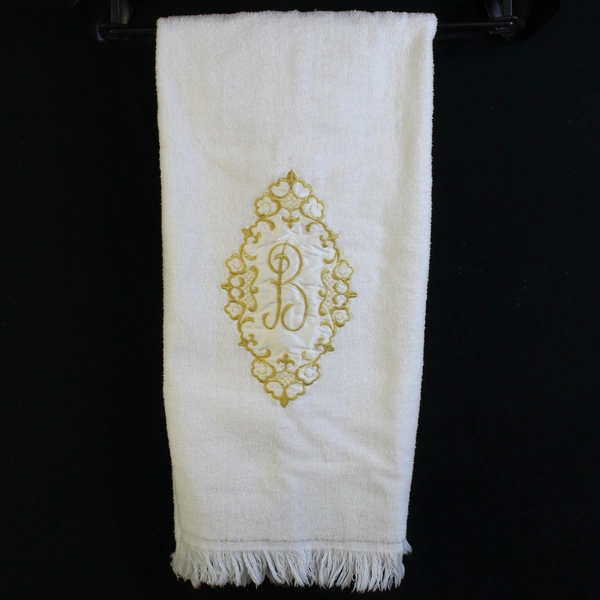 Lot of 3 Monogrammed Bath Towels by Canon & Sayco - Letter B