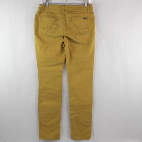 Kenneth Coce Mustard Yellow Jeans Women's UK 30 US 8 Straight Leg Pre-owned