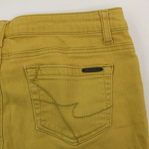 Kenneth Coce Mustard Yellow Jeans Women's UK 30 US 8 Straight Leg Pre-owned