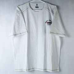 Petra Jordan T Tee Shirt Men's Large White Embroidered Camels Logo Short Sleeves