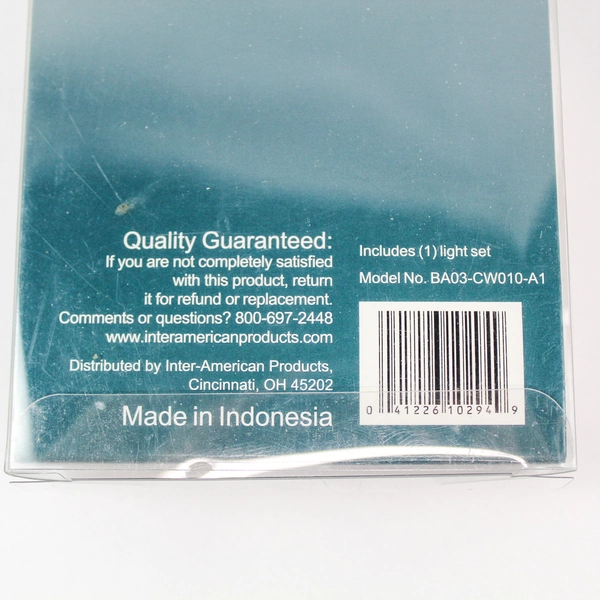 HD Designs 30 LED Twilight String Lights 10ft Cool White Batteries Not Included