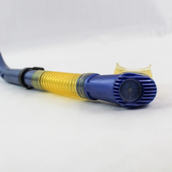 H2Oyssea Navy Blue Yellow Snorkel Mouthpiece for Diving & Snorkeling - Pre-owned