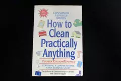 How to Clean Practically Anything Book by Consumer Reports 1996 Good Condition