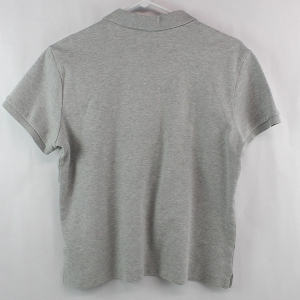 Lands' End Lot of 2 Women's Tops Size M Gray Green Short Sleeve Shirts