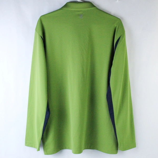 Izod PerformX Men's M Green 1/4 Zip Activewear Shirt Long Sleeve - Pre-Owned