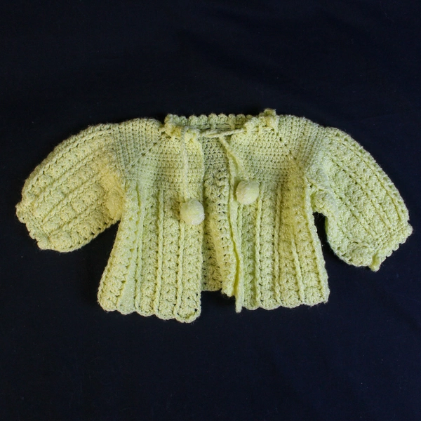 Lot of 4 Handmade 18M Baby Sweaters, Booties & Hat - Pre-Owned Clothing