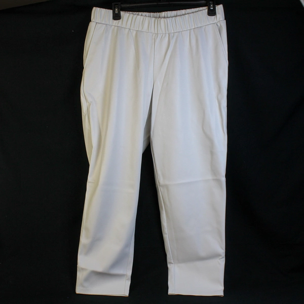 Lisadnyc The Drop Pants Women's Plus Size XXL White Elastic Waist NWT