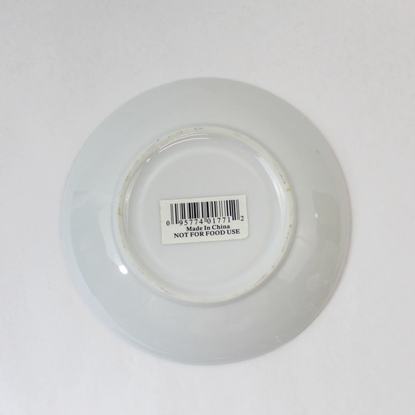 Pre-Owned Decorative Cup & Saucer Set with Floral Design, Tiny Chips