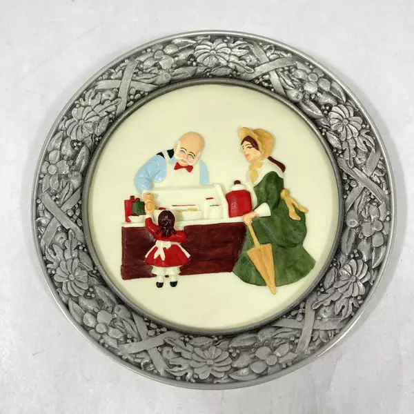 1979 Sebastian Collector Plate The Candy Store There Was A Time Series Signed