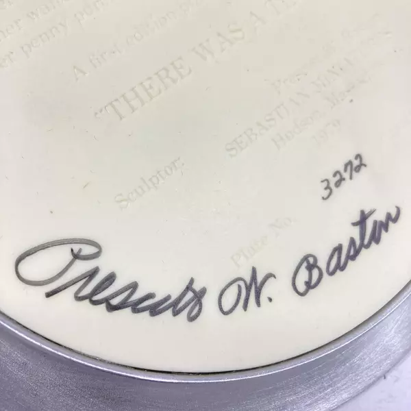 1979 Sebastian Collector Plate The Candy Store There Was A Time Series Signed