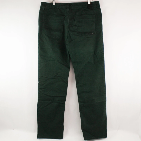 Prana Slim Fit Men's Jeans 38W 34L Green Straight Leg 5 Pocket - Very Good