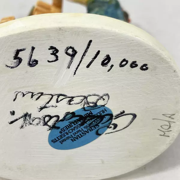 Vintage 1979 Sebastian Miniature "Building Days" Girl Figurine #5639/10,000