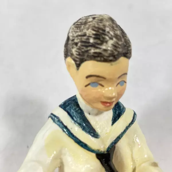 Vtg 1979 Sebastian Miniatures "Building Days Boy" Figurine 5437/10,000 w/ Box