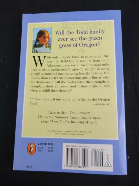 Bound for Oregon by Jean Van Leeuwen Paperback 1996 Puffin Books Pre-Owned