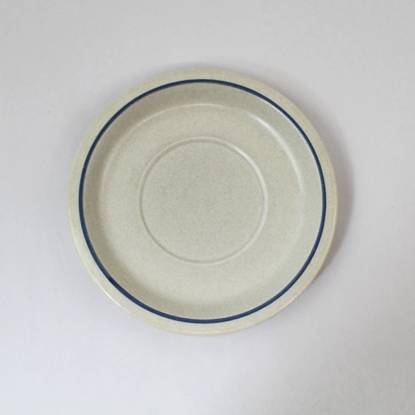 Vintage Pfaltzgraff Yorktowne Saucer Plates Set of 2 Blue Floral Stoneware