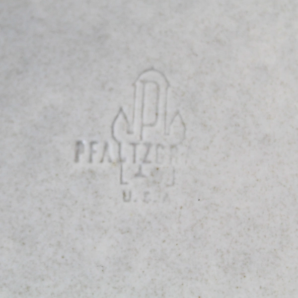 Vintage Pfaltzgraff Yorktowne Saucer Plates Set of 2 Blue Floral Stoneware