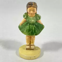 Vtg 1978 Sebastian Miniature Figurine Skating Girl 7792/10000 Repaired