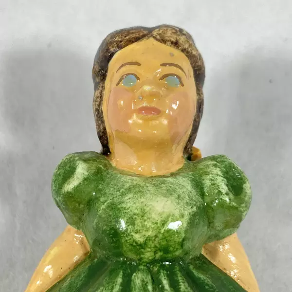 Vtg 1978 Sebastian Miniature Figurine Skating Girl 7792/10000 Repaired