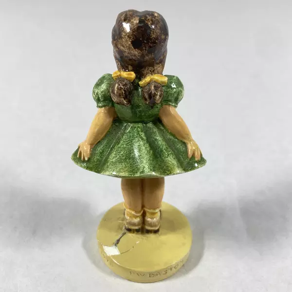 Vtg 1978 Sebastian Miniature Figurine Skating Girl 7792/10000 Repaired