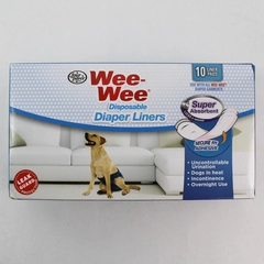 Four Paws Wee Wee Disposable Diaper Liners for Dogs - 9 Count