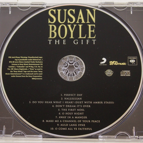 Susan Boyle The Gift CD 2010 Sony Music Entertainment Pre-Owned Good Condition