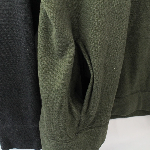 Sonoma Men's Pullover Fleece Green Black XXL Long Sleeve Pockets Pre-owned