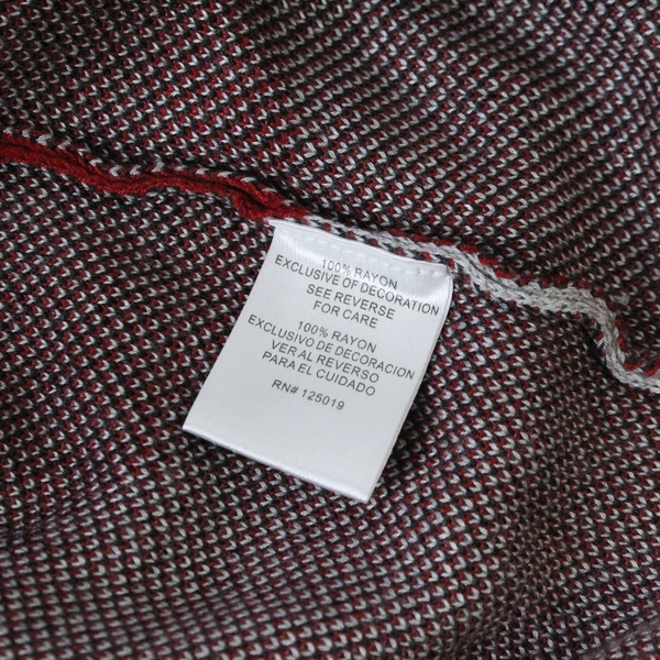 Joseph A Men's Size S Red Black Gray Full Zip Hooded Sweater Casual