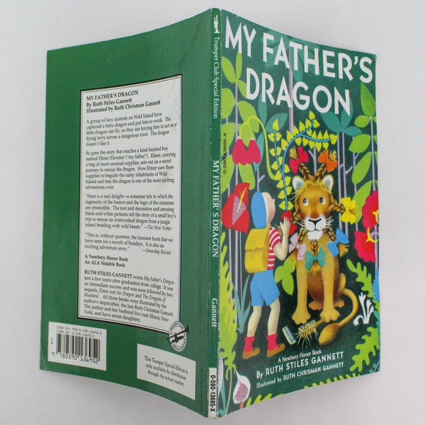 My Father's Dragon 1948 Trumpet Club Edition Book by Ruth Stiles Gannett