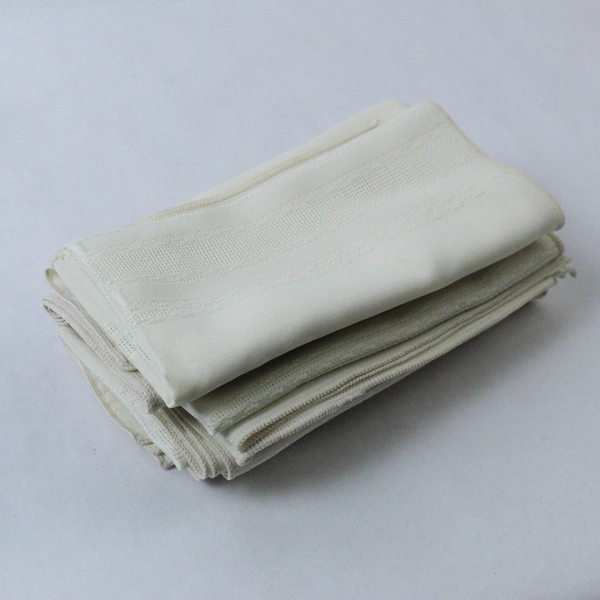 Set of 10 Unbranded Cloth Napkins Cream Textured Dining Room Home Kitchen