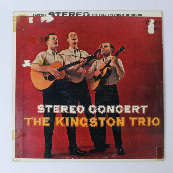 The Kingston Trio Stereo Concert Vinyl LP 1958 Capitol ST1183 - Used