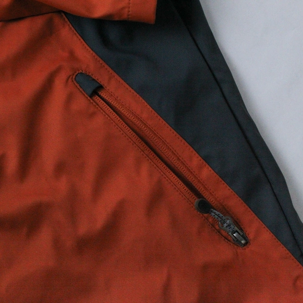 Outer Boundary Women's Activewear Jacket XL Orange Gray Zip Closure Pre-Owned