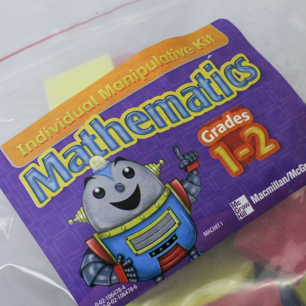 McGraw Hill Foam Learning Blocks Set - Pre-Owned Math Manipulatives for Kids