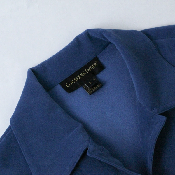 Classiques Entier Women's Blazer Size S Slate Blue Long Sleeve Pre-owned