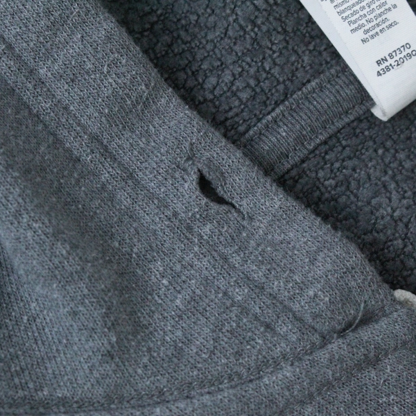 Bella + Canvas Gray Full Zip Hoodie McMinnville OR Women's Size S Pre-owned