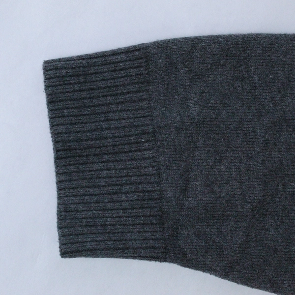 Christine Alexander Plus Size 1X Cardigan Open Front Long Sleeve Gray Stain