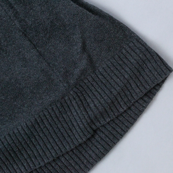 Christine Alexander Plus Size 1X Cardigan Open Front Long Sleeve Gray Stain