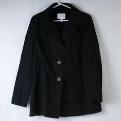 Bold Spirit Women's Jacket Size M Black Button-Up Long Sleeve Pre-Owned